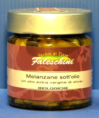 melanzane "sott'olio" da agricoltura biologica